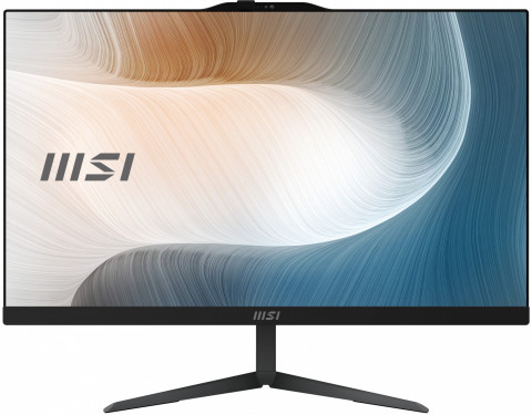MSI AIO Modern AM242 1M-1219EU Core 5 120U 23,8" IPS LED FHD Non-Touch Anti-Glare 8GB SSD512GB M.2 AX211 WiFi 6E No Kb+M Windows 11 Pro Black - Galeria zdjęcie 1