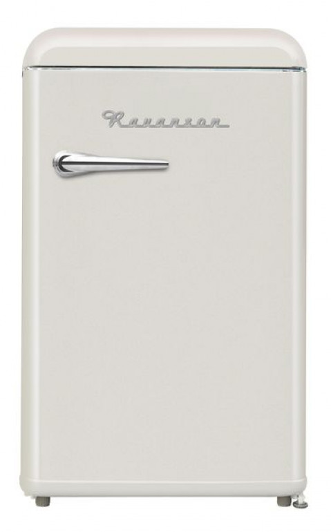 Lodówka Retro Ravanson LKK-120RC (545mm x 895mm x 585 mm; 106 l; kremowy) - Galeria zdjęcie 1