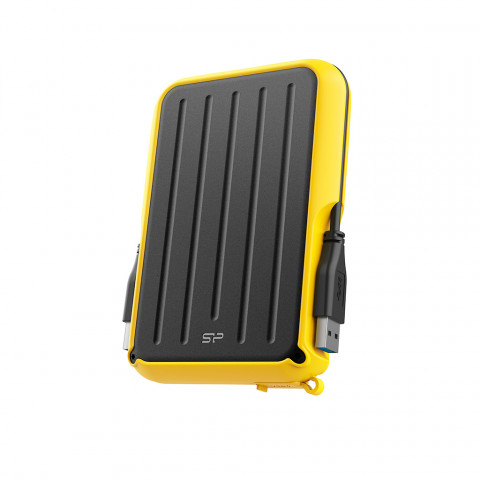 Dysk zewnętrzny HDD Silicon Power Armor A66 (5TB; 2,5"; USB 3.2 Yellow; SP050TBPHD66LS3Y) - Galeria zdjęcie 2