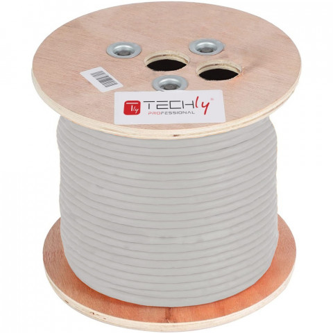 TECHLY KABEL SKRĘTKA KAT 6A S/FTP LINKA 305M PIMF - Galeria zdjęcie 1