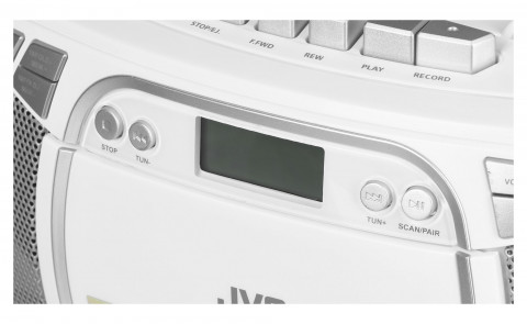 Radioodtwarzacz JVC RC-E451W Boombox white - Galeria zdjęcie 10