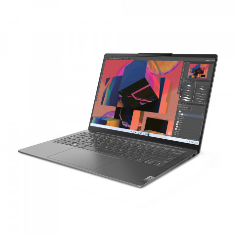 Lenovo Yoga Slim 6 14IRH8 i5-13500H 14" WUXGA OLED 400nits Glossy 60Hz 16GB Soldered LPDDR5x 5200 SSD512 Intel Iris Xe Graphics Win11 Storm Grey - Galeria zdjęcie 10