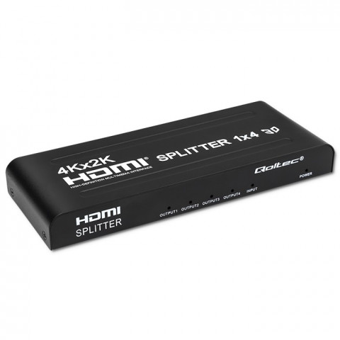 QOLTEC ROZDZIELACZ SPLITTER 4XHDMI 4KX2K | 3.4GB/S - Galeria zdjęcie 1