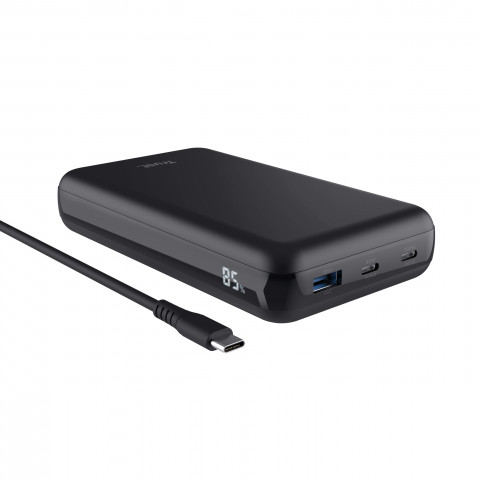Powerbank do laptopa Trust Laro 100W Black (25240) - Galeria zdjęcie 1