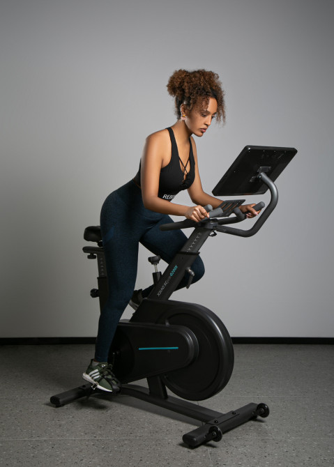 Rower stacjonarny, magnetyczny OVICX Q200X z ekranem dotykowym 15,6" TFT, WIFI bluetooth&app - Galeria zdjęcie 10