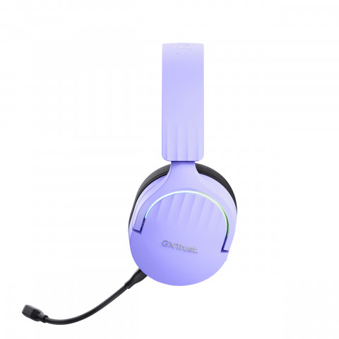 Słuchawki gamingowe Trust GXT 491P FAYZO WIRELESS Purple (25305) - Galeria zdjęcie 5