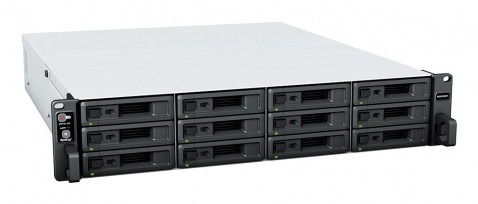 NAS Synology RS2423+; 2U RACK; 12x (3.5" SATA HDD/2.5" SATA SSD); AMD Ryzen V1780B, 8 GB DDR4 ECC UDIMM (max. 32GB), 2x 1GbE RJ-45, 1x 10GbE RJ-45 - Galeria zdjęcie 7