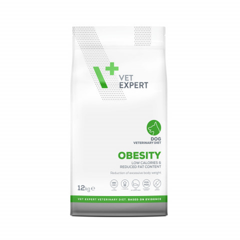 VET EXPERT Veterinary Diet Obesity Dog - sucha karma dla psa - 12kg - Galeria zdjęcie 1