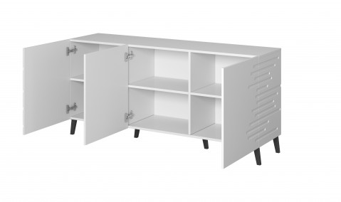 Komoda NOVA 155x40x72 biały mat - Galeria zdjęcie 2