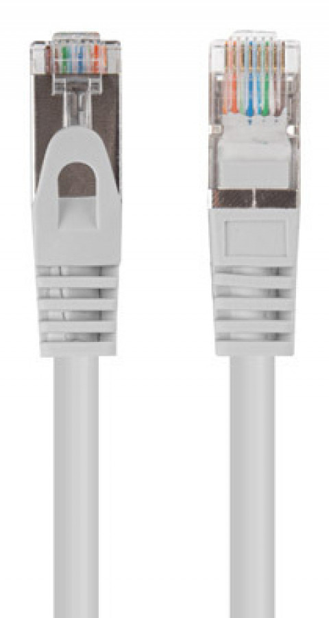 PATCHCORD KAT.6 FTP 0.25M SZARY FLUKE PASSED LANBERG 10-PACK - Galeria zdjęcie 2