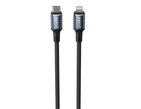 Kabel Havit USB-C - Lightning CB6311 (czarny) - Galeria zdjęcie 3