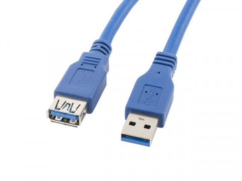 Lanberg przedłuzacz usb 3.0 am-af 1.8m (niebieski) ca-us3e-10cc-0018-b - Galeria zdjęcie 1