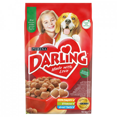 PURINA Darling Wołowina z kurczakiem - sucha karma dla psa - 10 kg - Galeria zdjęcie 1