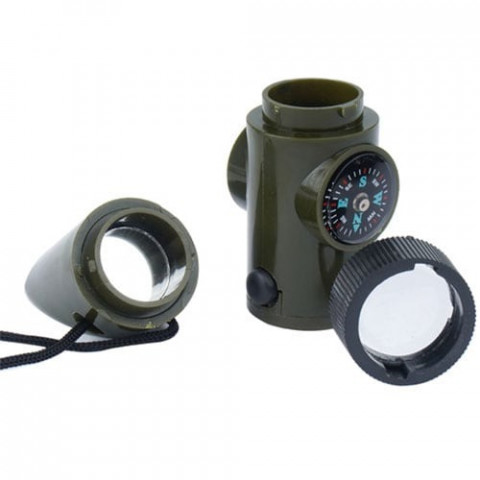 Gwizdek survivalowy Mil-Tec 6w1 - Zielony 16328401 - Galeria zdjęcie 2