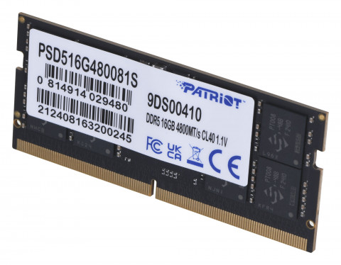 PATRIOT SIGNATURE SO-DIMM DDR5 16GB 4800MHz 1 Rank - Galeria zdjęcie 1