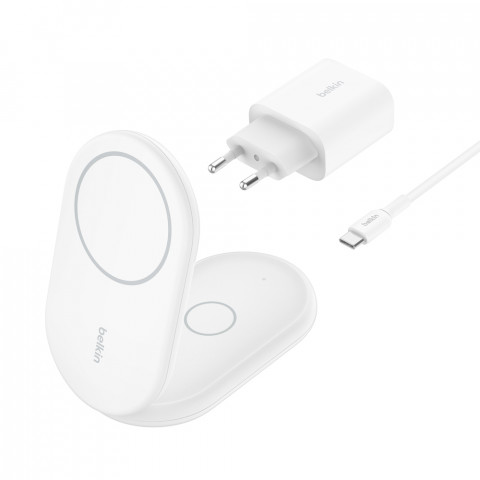 BELKIN ŁADOWARKA MAGSAFE SKŁADANA 2W1 QI2 ZASILACZ - Galeria zdjęcie 1