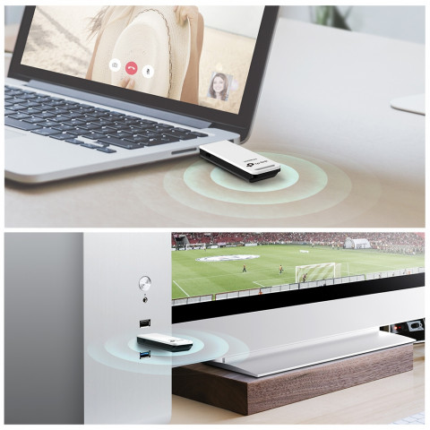 Karta Sieciowa TP-LINK TL-WN821N Bezprzewodowa USB - Galeria zdjęcie 4