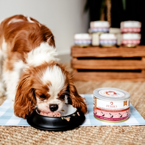 PERRO Junior Wieprzowina z marchewką - mokra karma dla psa - 850g - Galeria zdjęcie 2