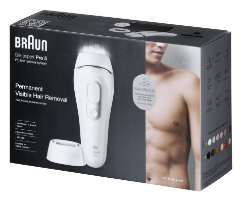 Depilator Braun Silk-expert Pro 5 PL5145 IPL biało-srebrny - Galeria zdjęcie 17