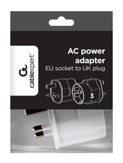 GEMBIRD ADAPTER AC - UK DO EU SCHUKO 13A - Galeria zdjęcie 4