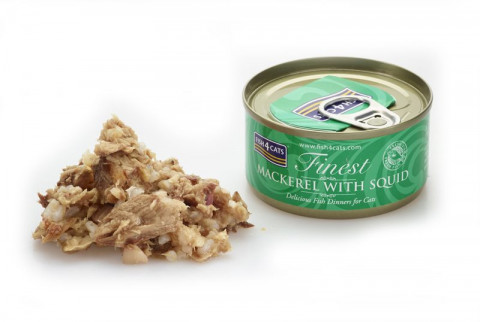 FISH4CATS Makrela z kałamarnicą - mokra karma dla kota - 70g - Galeria zdjęcie 3