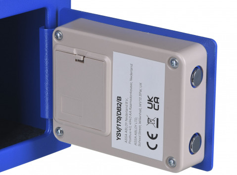 Yale Mini Electronic Safe Blue Sejf podstawowy YSV mini niebieski - Galeria zdjęcie 4