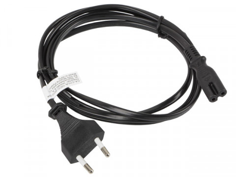 Lanberg kabel zasilający euro cee 7/16 -> c7 1.8m ca-c7ca-10cc-0018-bk - Galeria zdjęcie 2