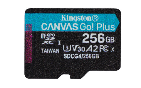 KINGSTON microSDXC Canvas Go Plus 256GB + Adapter - Galeria zdjęcie 2