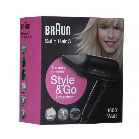 Suszarka do włosów BRAUN HD350 - Galeria zdjęcie 13
