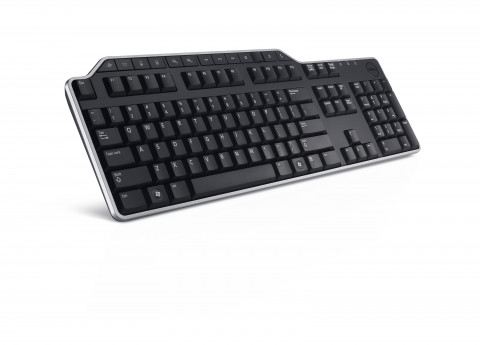 Klawiatura Dell KB-522 przewodowa biznesowa multimedialna USB czarna - Galeria zdjęcie 2