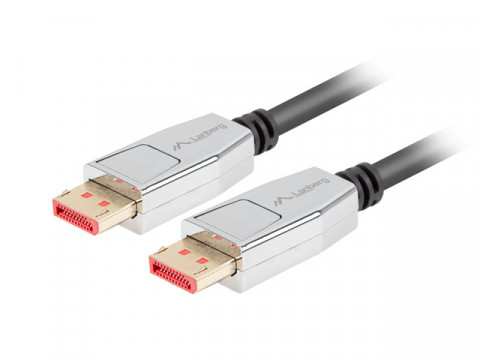 LANBERG KABEL DISPLAYPORT M/M 20PIN V1.4 1.8M 8K - Galeria zdjęcie 1