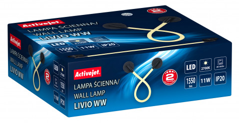 Lampa ścienna LED Activejet AJE-AJE-LIVIO WW - Galeria zdjęcie 13