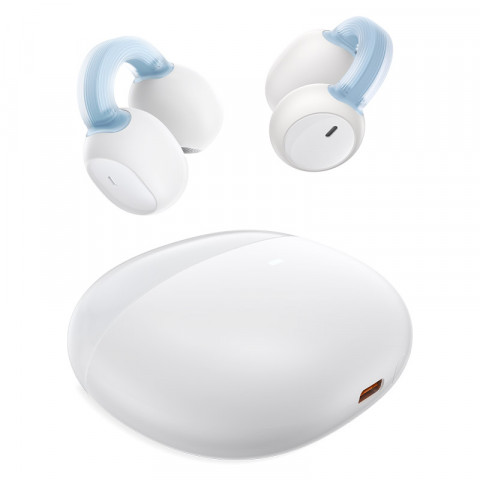 Słuchawki Baseus AirGo 1 Ring Open-Ear TWS (biały) - Galeria zdjęcie 5