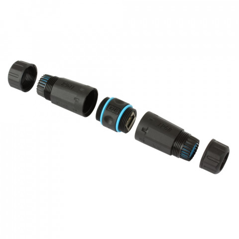 TECHLY ADAPTER ŁĄCZNIK RJ45 F/F CAT6 F/UTP ZEWNĘTR - Galeria zdjęcie 1