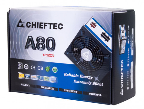 Zasilacz Chieftec CTG-750C (750W) modularny 80+ bronze - Galeria zdjęcie 2