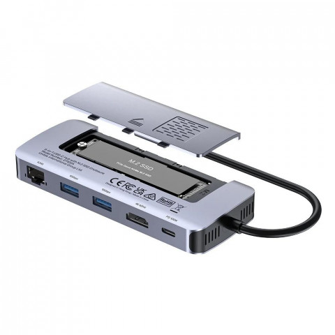 UNITEK AKTYWNY HUB USB-C 10GBPS,M.2,HDMI, PD 100W - Galeria zdjęcie 3