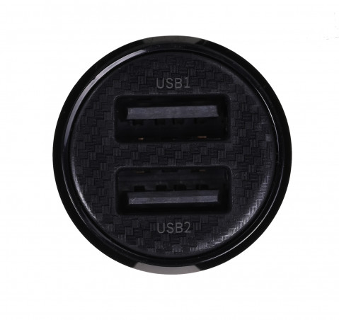 BASEUS ŁADOWARKA SAMOCHODOWA 2X USB 4.8A (CZARNA) - Galeria zdjęcie 4