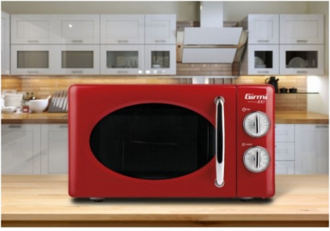 Kuchenka mikrofalowa 20l Girmi FM2102 red - Galeria zdjęcie 3