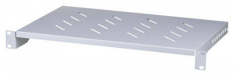 LANBERG PÓŁKA DO SZAF 19" 600MM SZARA - Galeria zdjęcie 2