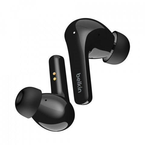 Słuchawki bezprzewodowe douszne Belkin SoundForm Flow Noise Cancellation Earbuds ANC BT5.2 IPX5 Black - Galeria zdjęcie 1