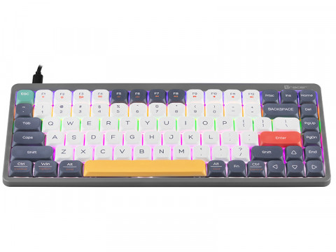 TRACER KLAWIATURA FINA 84 GREY OUTEMU RED SWITCH - Galeria zdjęcie 3