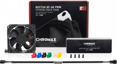 Wentylator NOCTUA NF-A8 PWM chromax.black.swap - Galeria zdjęcie 2