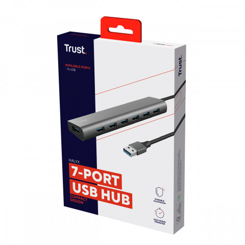 Trust HALYX 7 PORT USB HUB - Galeria zdjęcie 8