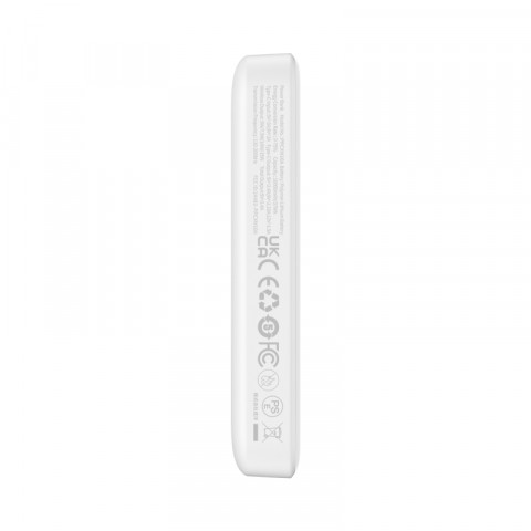 Powerbank Baseus Magnetic Mini Air Wireless 10000mAh 20W+kabel USB C-USB C (biały) - Galeria zdjęcie 4