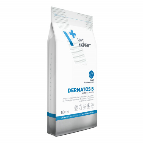 VET EXPERT Veterinary Diet Dermatosis Dog Rabbit & Potato - sucha karma dla psa - 12kg - Galeria zdjęcie 3