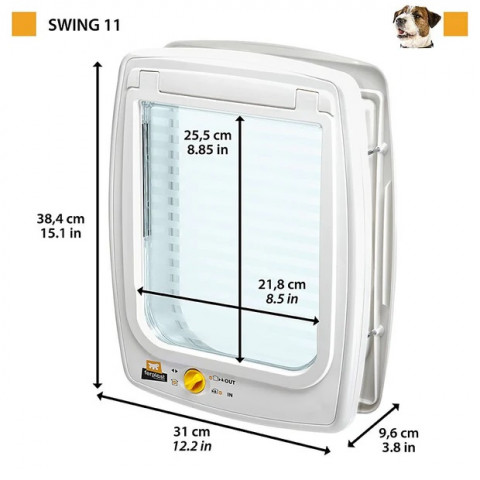 FERPLAST SWING 11 TUNNEL GREY - Galeria zdjęcie 4