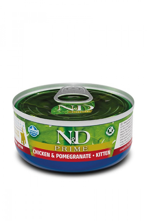 FARMINA N&D Cat Prime Chicken&Pomegranate Kitten - mokra karma dla kota - 70 g - Galeria zdjęcie 1