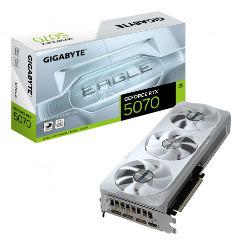 Karta graficzna Gigabyte GeForce RTX 5070 EAGLE OC ICE 12GB (GV-N5070EAGLEOC ICE-12GD) - Galeria zdjęcie 1