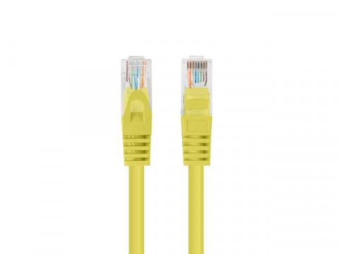 PATCHCORD KAT.6 UTP 1M ŻÓŁTY FLUKE PASSED LANBERG 10-PACK - Galeria zdjęcie 2