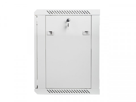 Lanberg szafa instalacyjna wisząca 19'' 12U 600x450mm szara (drzwi szklane) - Galeria zdjęcie 2